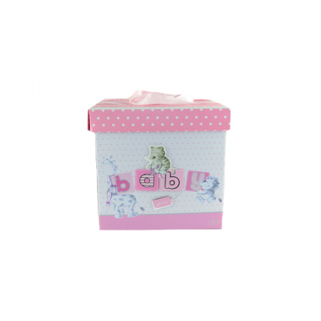 Trusou botez - Cutie 29 x 29 cm pentru cadou Mini Junior AMB3