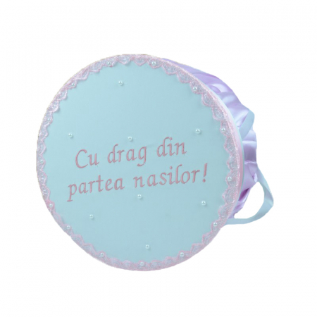 Trusou botez - Cutie pentru botez 35 x 25 cm Mini Junior CB-01R