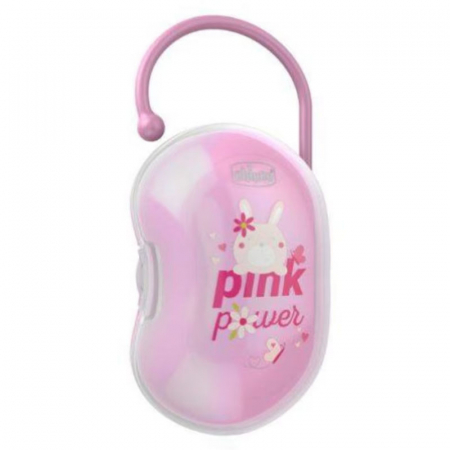 Suzete - Cutie pentru depozitarea suzetei Chicco Easy Box 129638, Roz