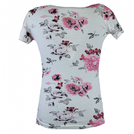 Tricou pentru fete Happy House CVC-1151, Alb [1]