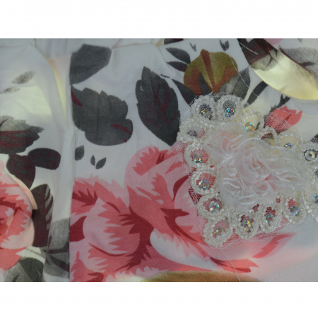 Pantaloni scurti pentru fete Happy House CVC-1607A, Alb [2]