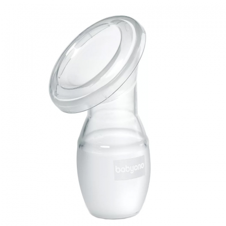 Dispozitiv de colectare a laptelui matern 90 ml BabyOno 1399ON, Transparent [2]