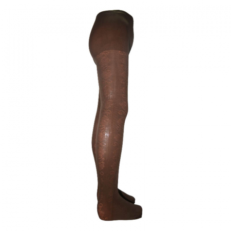 Dres 20 DEN pentru fete Milusie Princessa B2610-MA, Maro [2]