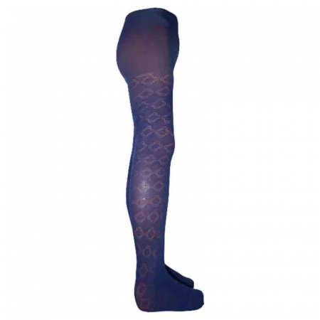 Dres 20 DEN pentru fete Milusie Princessa B2612-B, Bleumarin [2]