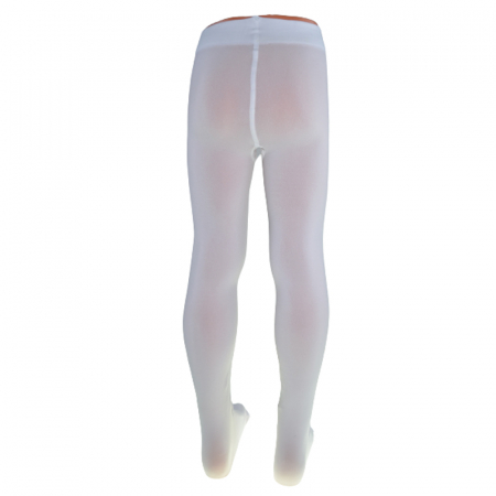 Dres de balet 50 DEN pentru fete 3D Mini Junior 0524A, Alb [3]