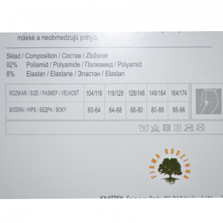 Dres de balet 50 DEN pentru fete 3D Mini Junior 0524N [4]