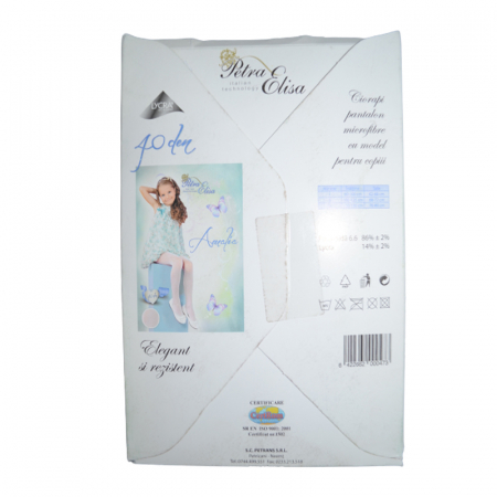 Dres 40 DEN pentru fete Petra-Elisa Amalia 000473, Roz [4]