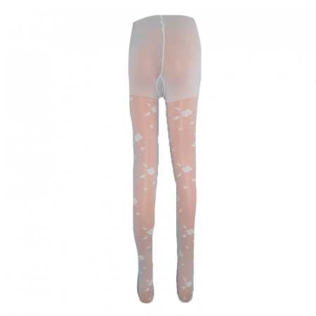 Dres 20 DEN pentru fete Petra-Elisa Serena 000626, Alb [2]