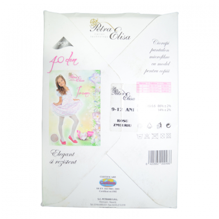 Dres 40 DEN pentru fete Petra-Elisa Ioana 000466, Fucsia [5]