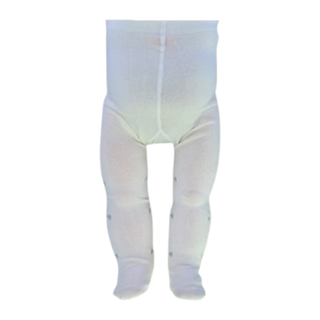 Dresuri - Dres din bumbac, pentru fete, cu imprimeu fundite, Milusie B1263-M15-68-74, Crem