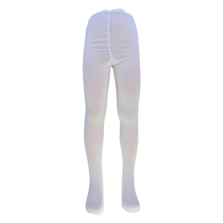 Dresuri - Dres din vâscoză, cu dungi, pentru fete, Milusie A092A-68, Alb