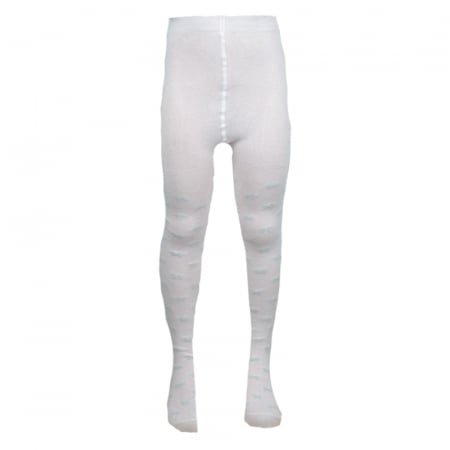 Îmbrăcăminte fete - Dres din bumbac, pentru copii Milusie 1222-A-140-146, Alb