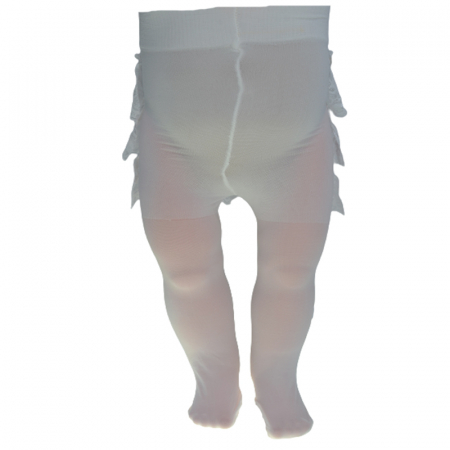 Îmbrăcăminte fete - Dres pentru fete cu volanase Bella Calze BE8016C, Crem