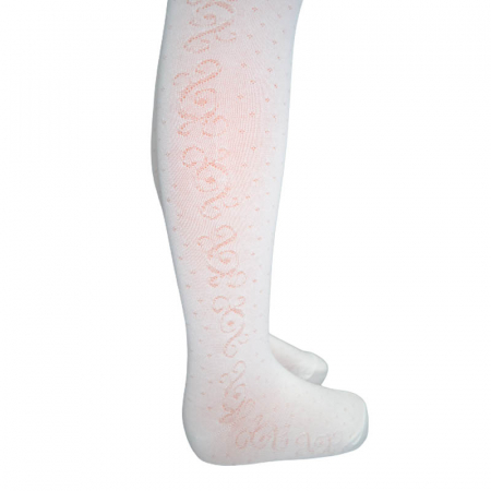 Dres din bumbac, pentru fete Milusie 1216-C, Crem ,104 [2]