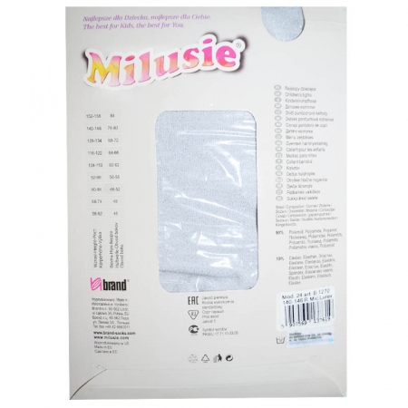 Dres pentru fete Milusie B-1270, Argintiu [4]