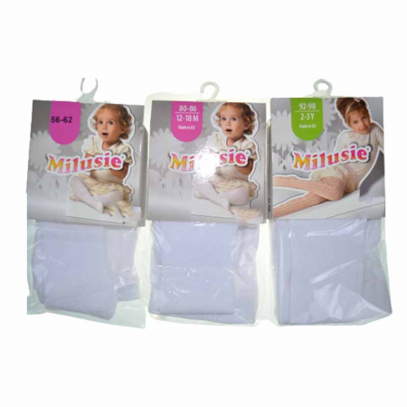 Dres din bumbac, pentru fete Milusie B1215-AL, Alb [4]