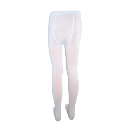 Dres din bumbac, pentru fete Milusie B1216-104-110-cm, Alb [1]