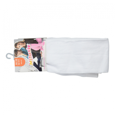 Dres din bumbac, pentru fete Milusie B1241-A6-140-146, Alb [2]