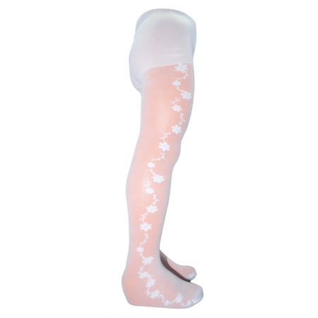 Dres 20 DEN pentru fete Milusie Lidia WZ05, Alb [2]