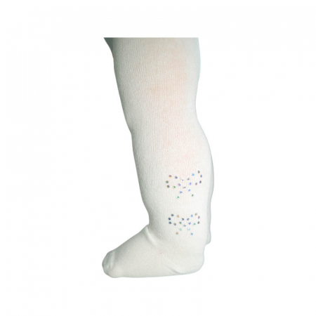 Dres din bumbac, pentru fete Milusie Princessa B1263C-56-62-cm, Crem [3]