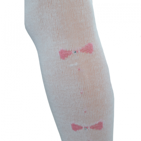 Dres din bumbac, pentru fete Milusie Princessa B1263R-86-cm, Alb [3]