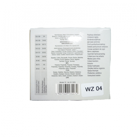 Dres din bumbac, pentru fete Milusie Princessa B1263R-86-cm, Alb [7]