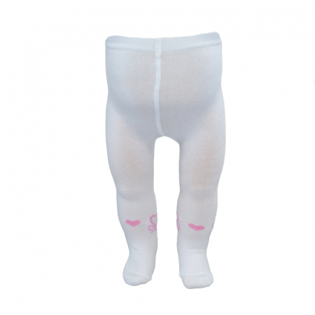 Îmbrăcăminte fete - Dres din bumbac, pentru fete Princessa Milusie B1263-A2, Alb,56-62