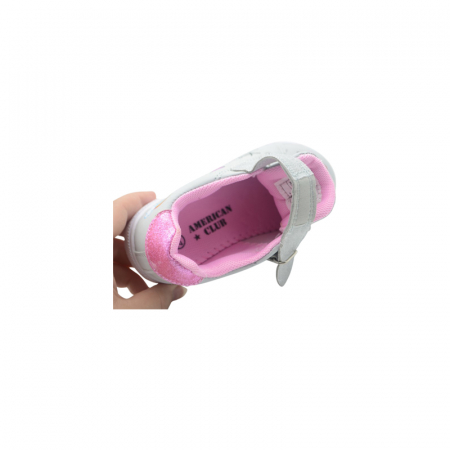 Pantofi pentru fete American Club ES43/21G-22, Gri [2]
