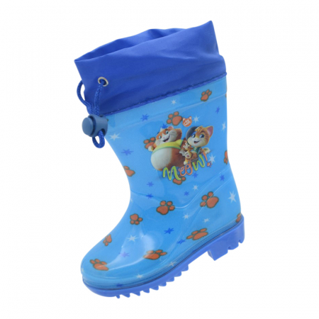 Cizme cauciuc baieti - Cizme din cauciuc pentru baieti American Club AM-2-22, Albastru