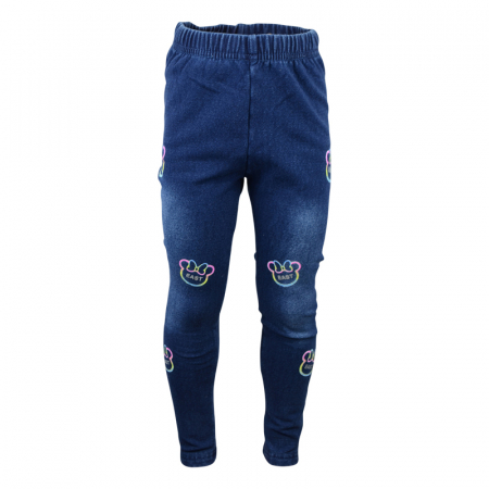 Pantaloni si colanti fete - Blugi pentru fete Happy House HB-8511-104, Albastru
