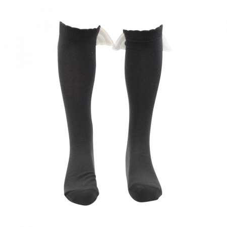 Sosete lungi pentru fete Milusie 5121N-28-31-482, Negru [1]