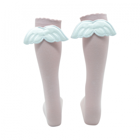 Sosete bebelusi si copii - Sosete lungi pentru fete Milusie 5121R-20-23, Roz