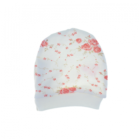 Set 2 piese salopeta si caciula pentru fete Albi Baby SPF98564-68, Alb [2]