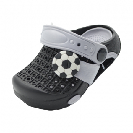 Papuci si slapi baieti - Papuci pentru baieti Mini Junior SH-8022G-18, Negru
