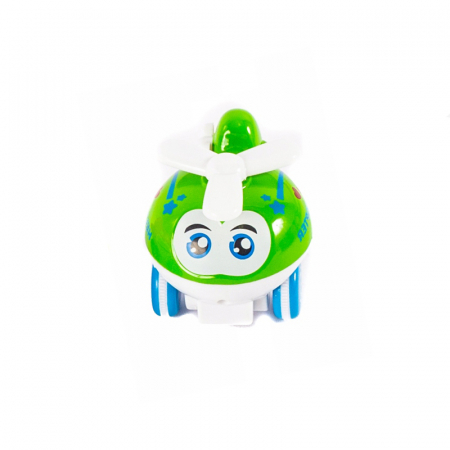 Joaca, activitati si ambalaje - Elicopter pe roti pentru copii Midex 622-F-2, Verde