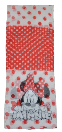 Fulare si esarfe fete - Esarfa pentru fete Minnie Mouse Sun City OE4044-A-universal, Alb