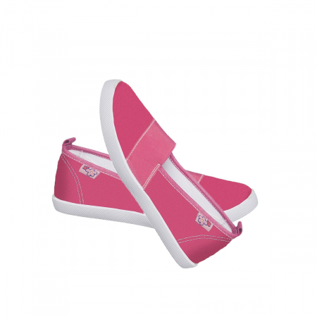 Tenisi din panza pentru fete American Club 596/17F-31, Fucsia [2]