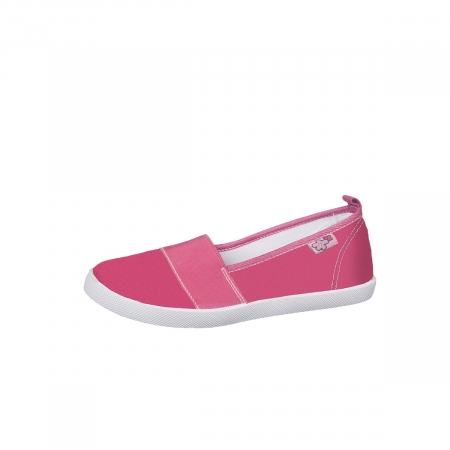 Tenisi fete - Tenisi din panza pentru fete American Club 596/17F-31, Fucsia