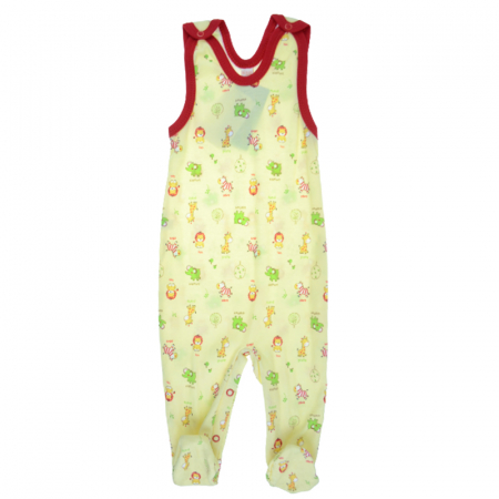 Salopete bebelusi fete - Salopeta fara maneci pentru fete Koala Bobas Fashion 1811GL-74, Galben