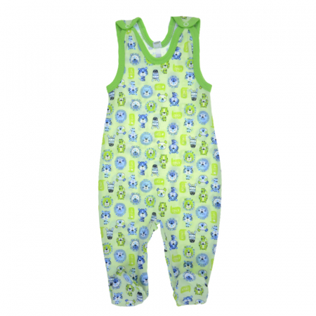 Salopete bebelusi baieti - Salopeta fara maneci pentru baieti Koala Bobas Fashion 1810V-80, Verde