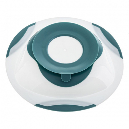 Farfurie cu ventuza 20 x 20 cm Akuku A0524, Alb [3]