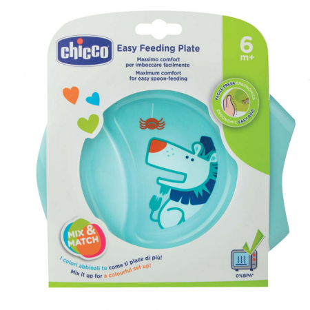 Farfurie ergonomica 21 x 19 cm Chicco 086566, Turocaz [1]