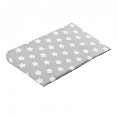 Accesorii camera bebe - Fata de perna din bumbac 38 x 60 cm Sensillo 301352, Gri