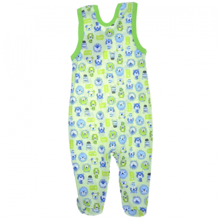 Salopeta fara maneci pentru baieti Koala Bobas Fashion 1810V-74, Verde [1]