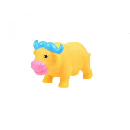 Joaca, activitati si ambalaje - Figurina Bivol de jucarie pentru baie Mini Junior 8306-6, Galben