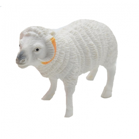 Joaca, activitati si ambalaje - Figurina berbec 11 cm Midex 573367-8, Alb