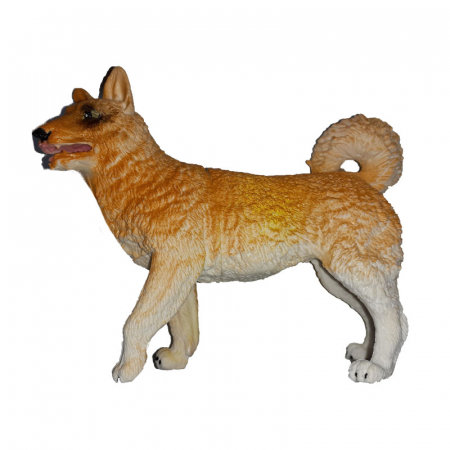 Joaca, activitati si ambalaje - Figurina caine 11 cm OEM 236026-4, Portocaliu