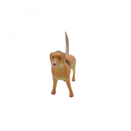 Joaca, activitati si ambalaje - Figurina caine 12 cm Midex D29532MM, Maro