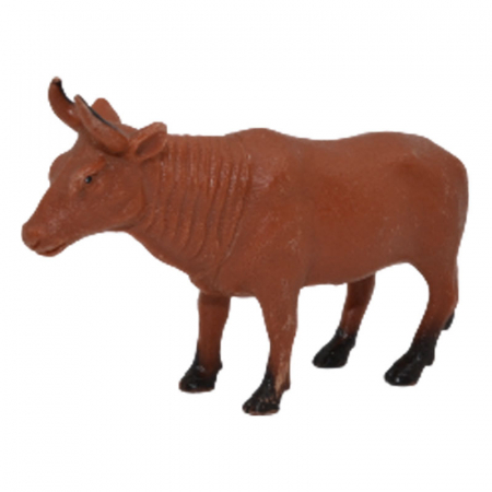 Joaca, activitati si ambalaje - Figurina Vaca 13 cm Mini Junior F070923-20, Maro