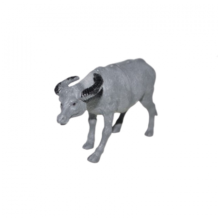 Joaca, activitati si ambalaje - Figurina bivol 11 x 6 cm Midex D34539B, Gri